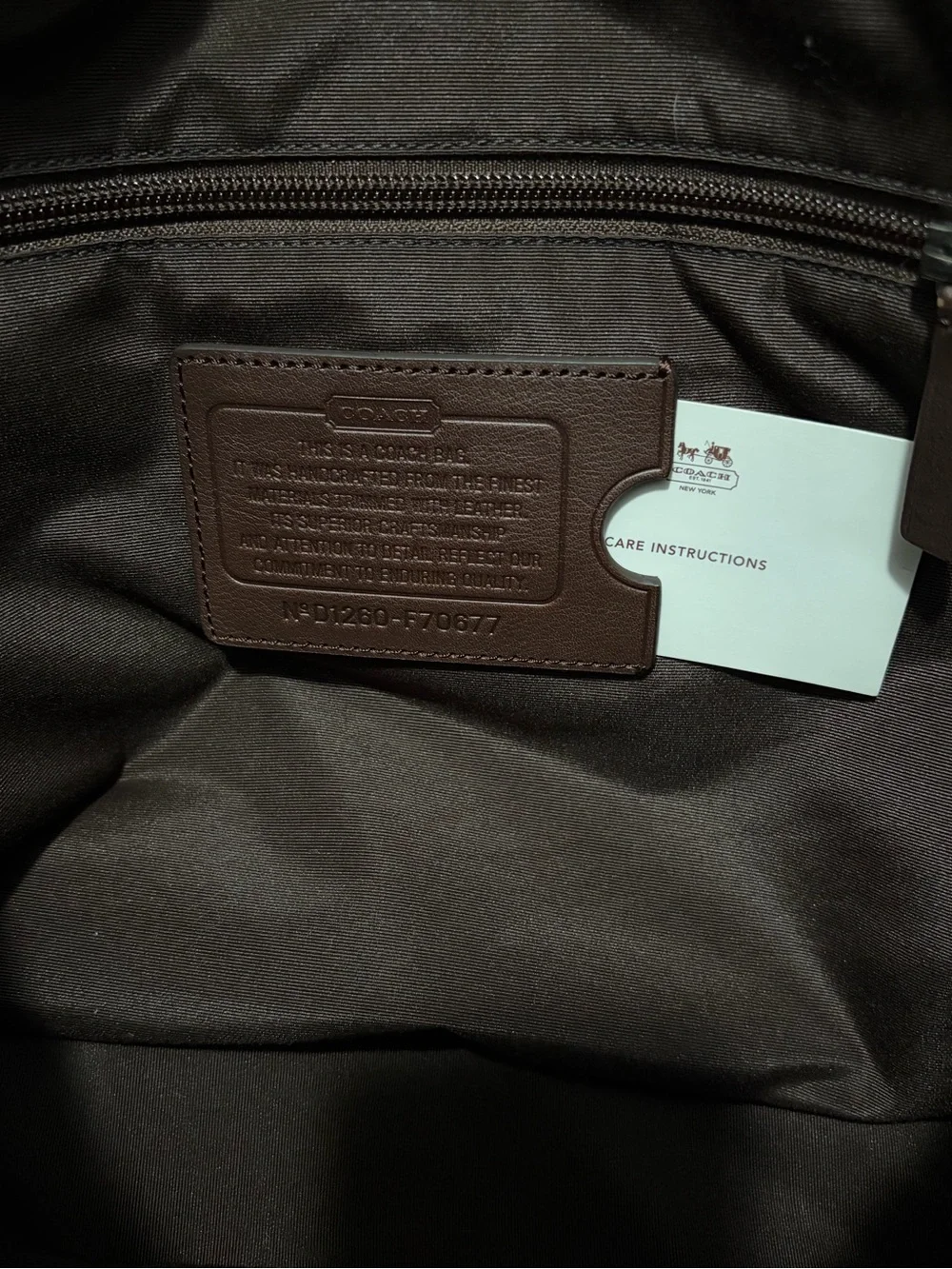 COACH Essex Canvas Crossbody Messenger Bag F70677 w/ Leather Trim Khaki Brown
